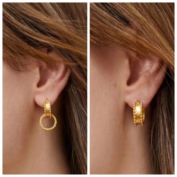 Brand New. $110 Julie Vos Marbella 2-in-1 Earring - Picture 2 of 11